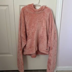 Hollister Fluffy Pink Hoodie